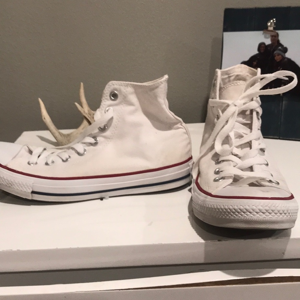 White converse high top